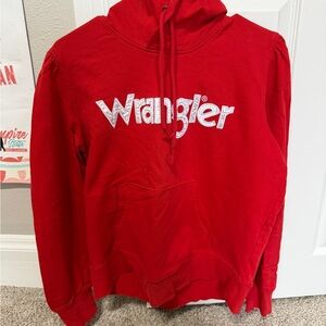 Wrangler Women's Red Hoodie Sweater